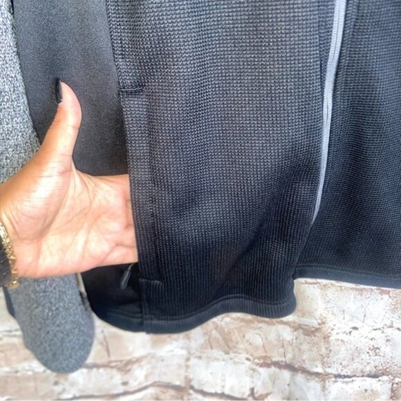 Spyder Mens Bandit Stryke Fleece Lined Jacket Gray And Black Size Medium - Picture 3 of 6